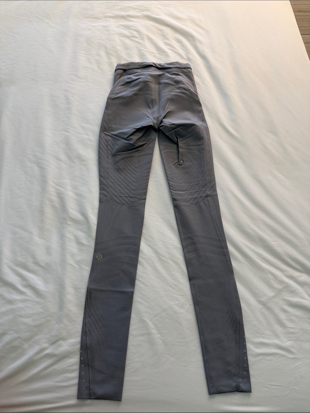 lululemon athletica Women's Gray Seam-Detailed Performance Jeggings